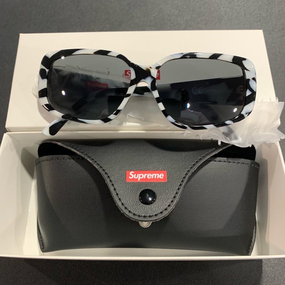 Supreme zebra sunglasses
